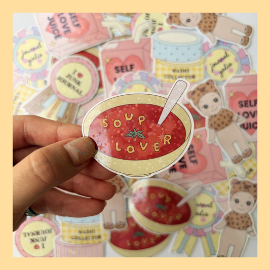 Soup lover sticker