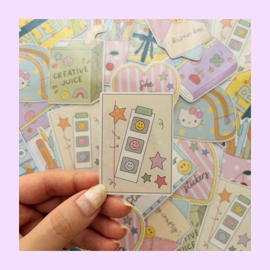 Journal spread sticker