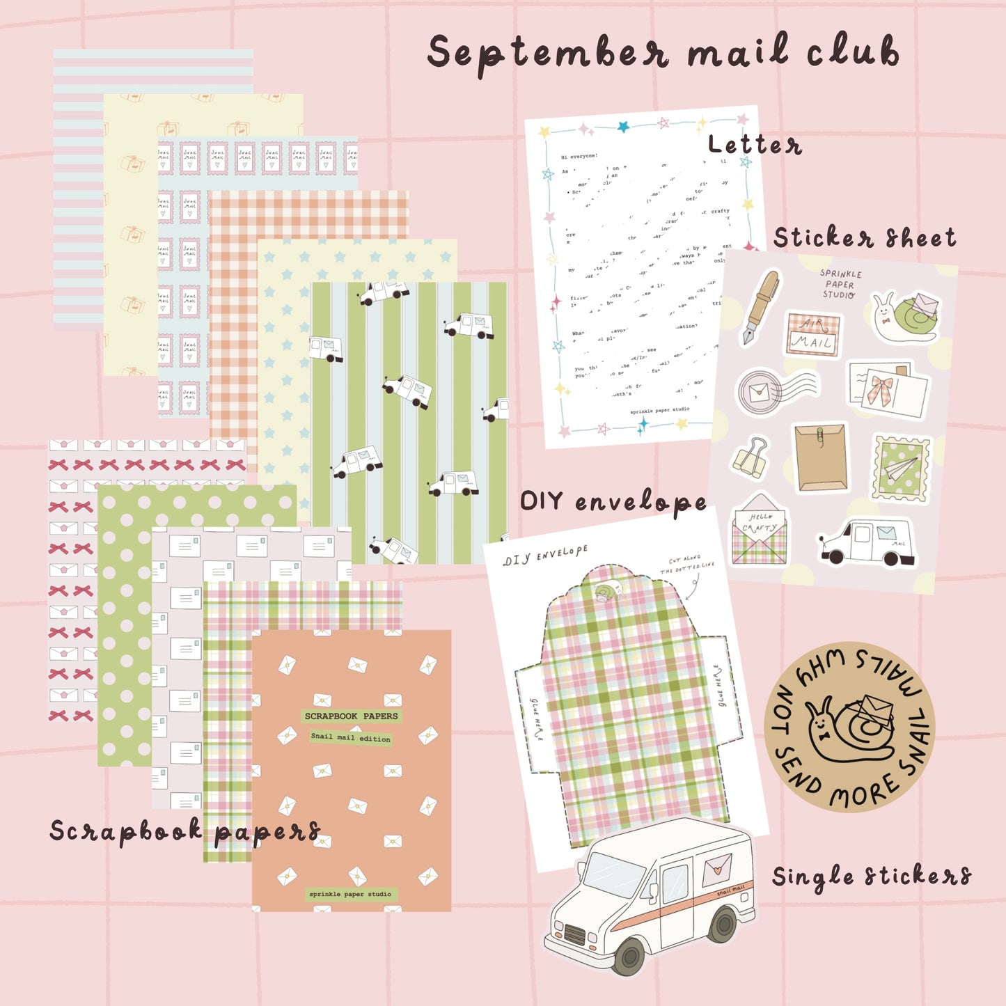 September sprinkle mail club - Archive