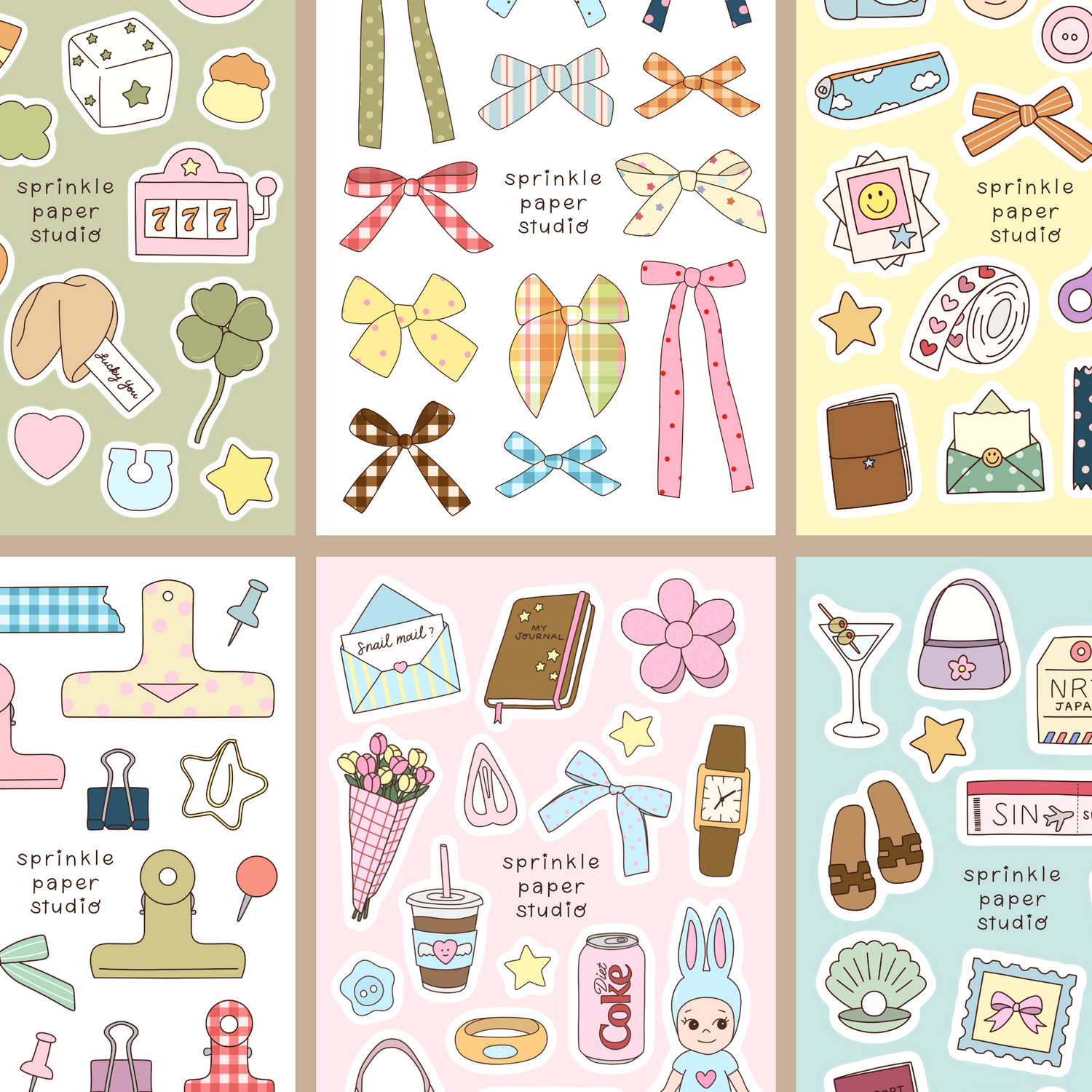 Sticker sheets