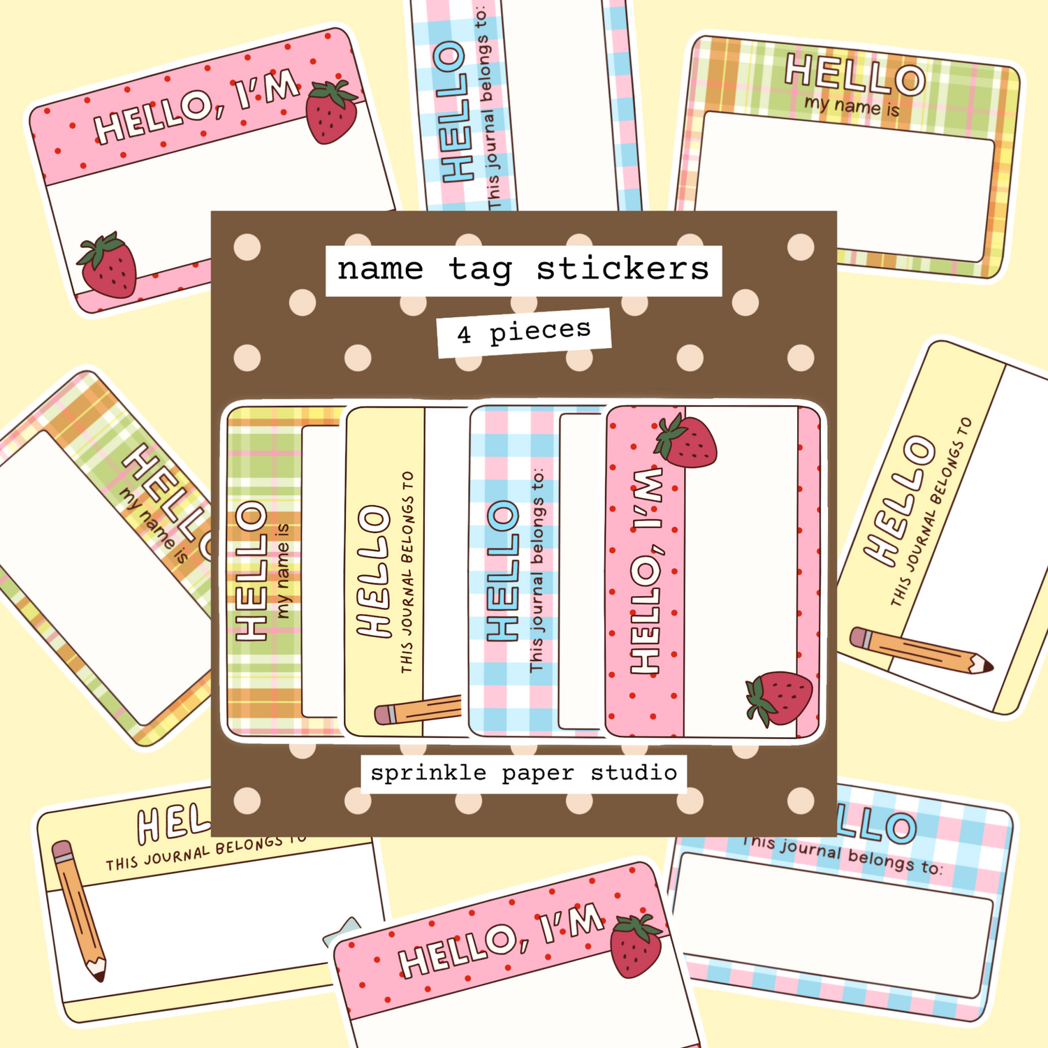 Sticker flakes