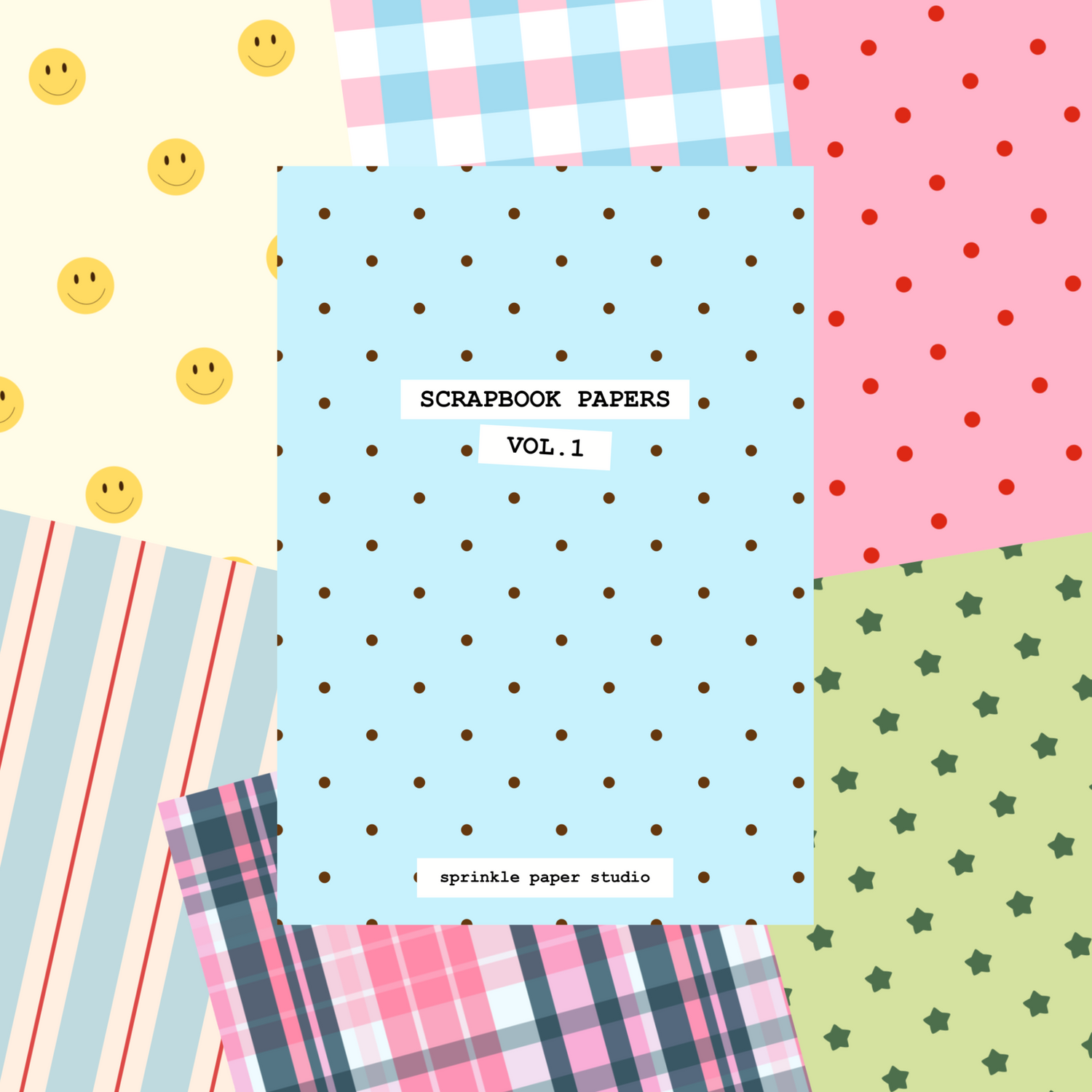 Scrapbook pattern paper