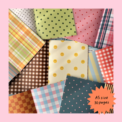 Scrapbook paper book Vol. 1