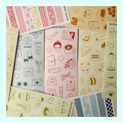 Breakfast time sticker sheet