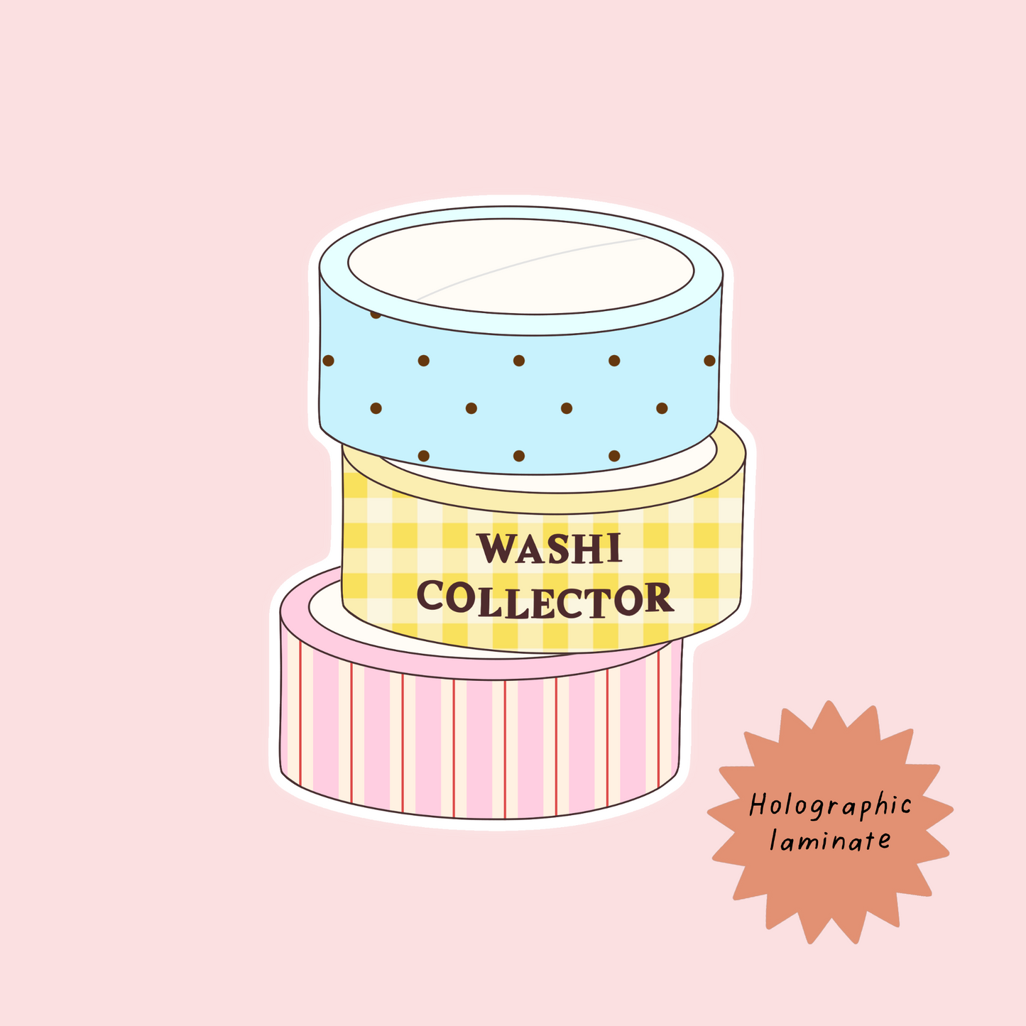 Washi collector sticker
