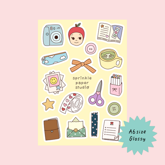 Get crafty sticker sheet