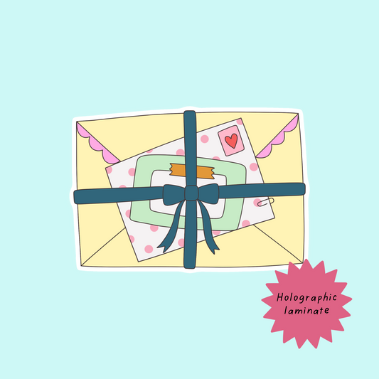 Letters sticker