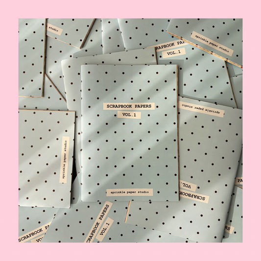 Scrapbook paper book Vol. 1