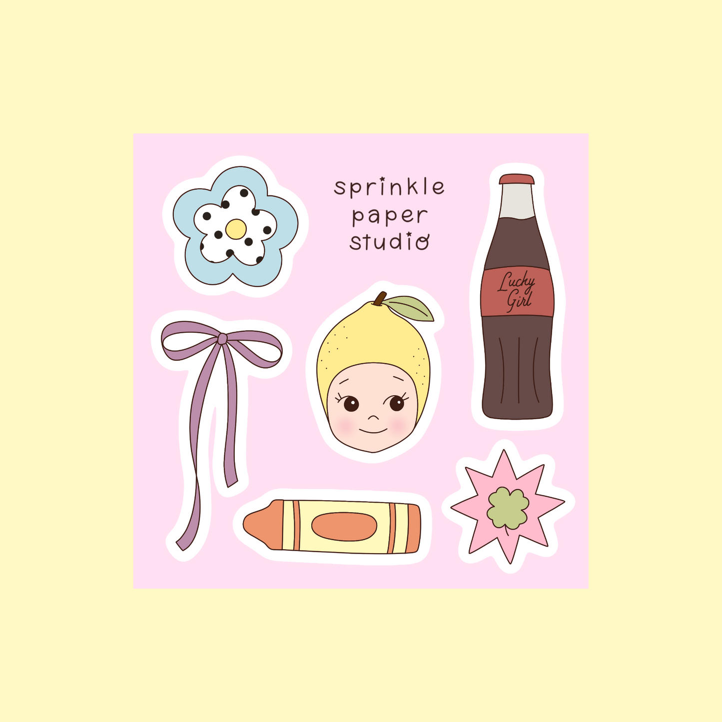 Sticker sheet samples