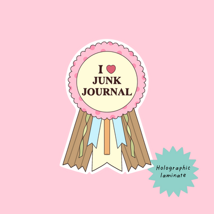 I love junk journal sticker