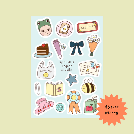 My favorites sticker sheet