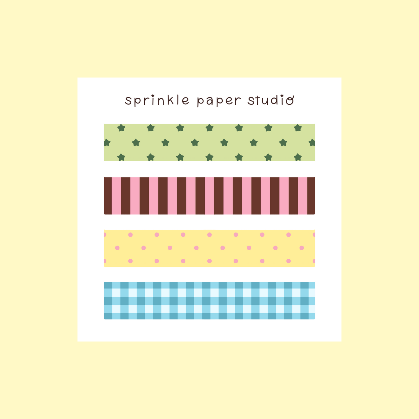 Sticker sheet samples