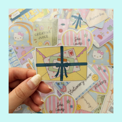 Letters sticker