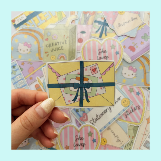 Letters sticker