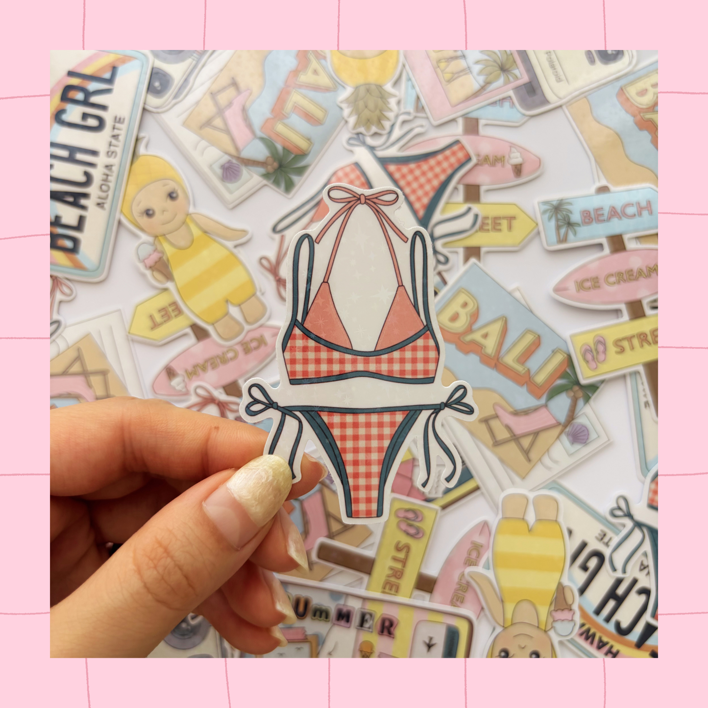 Bikini sticker