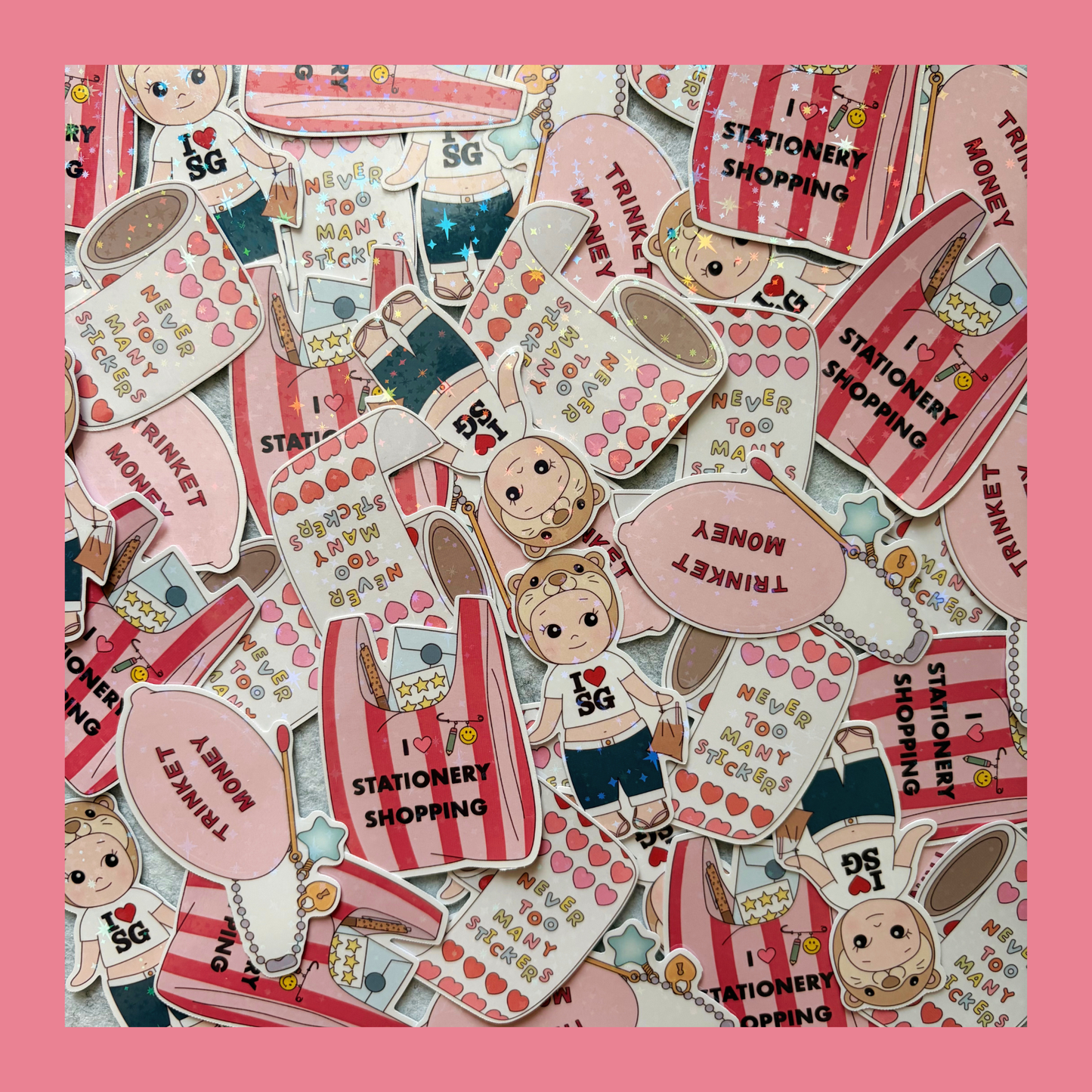 Sg baby angel sticker