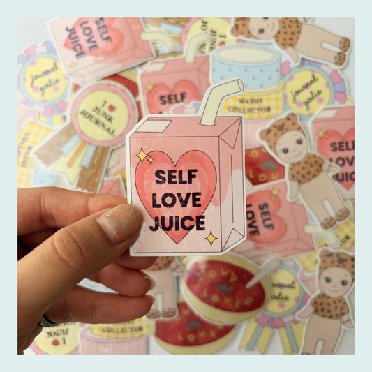 Self love juice sticker