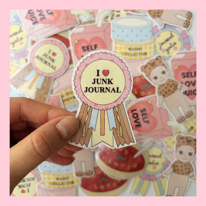 I love junk journal sticker