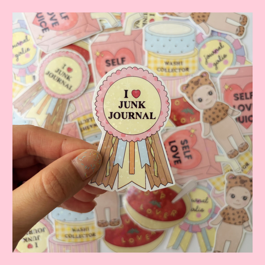 I love junk journal sticker