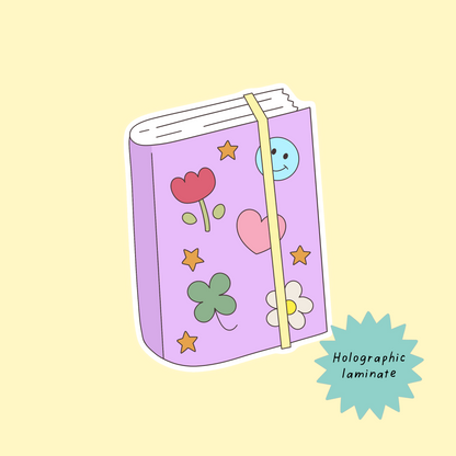 Journal book sticker