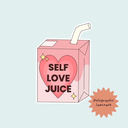 Self love juice sticker