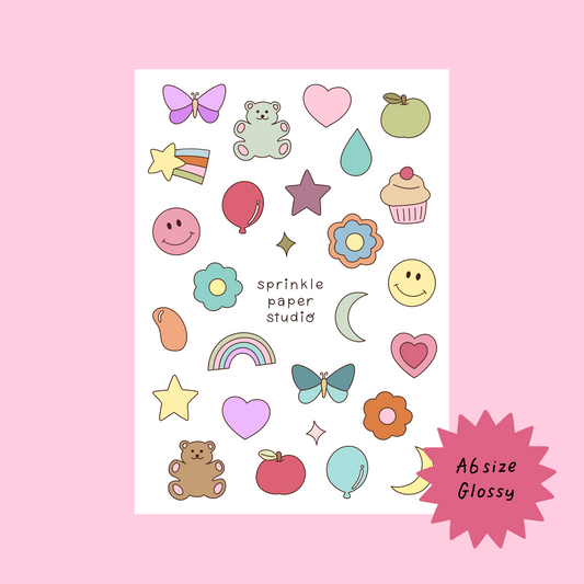 Bits & bobs sticker sheet