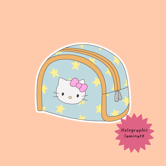 Kitty pouch sticker