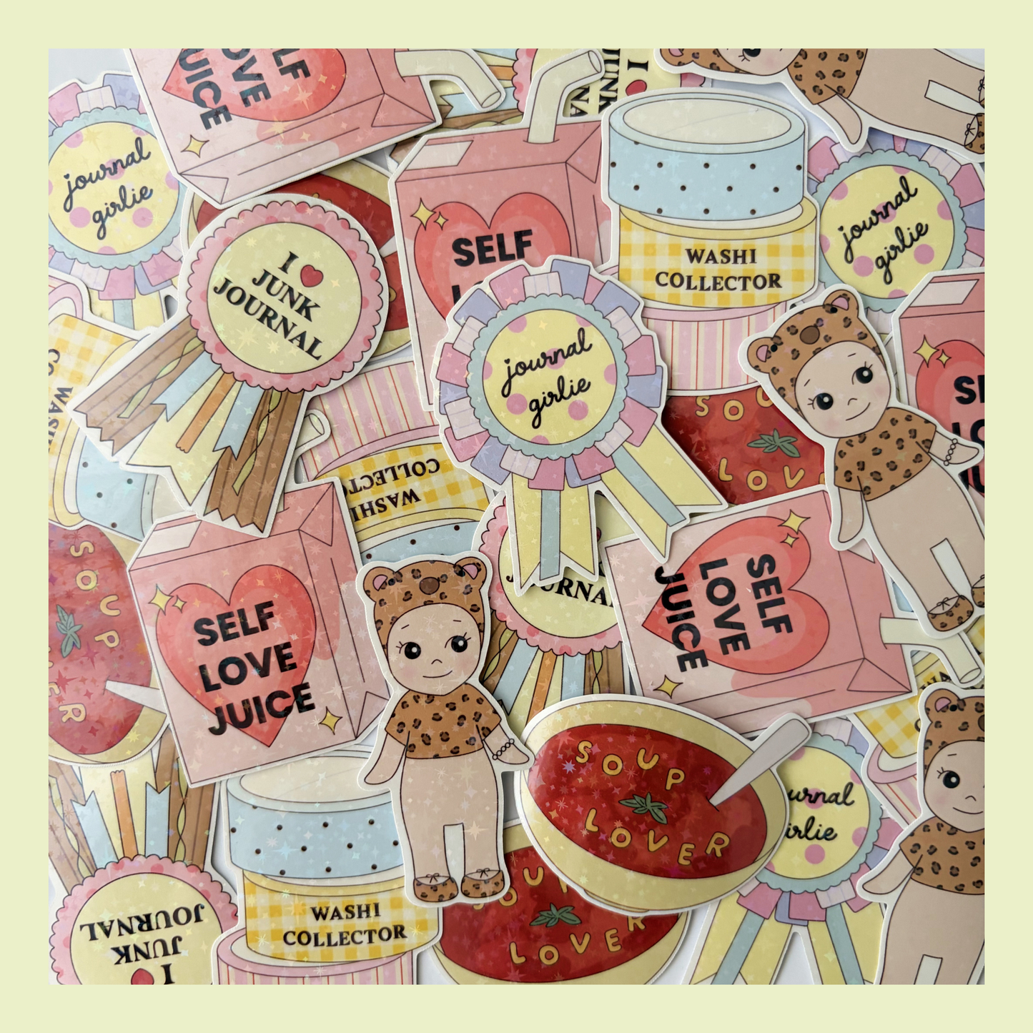 Journal girlie sticker