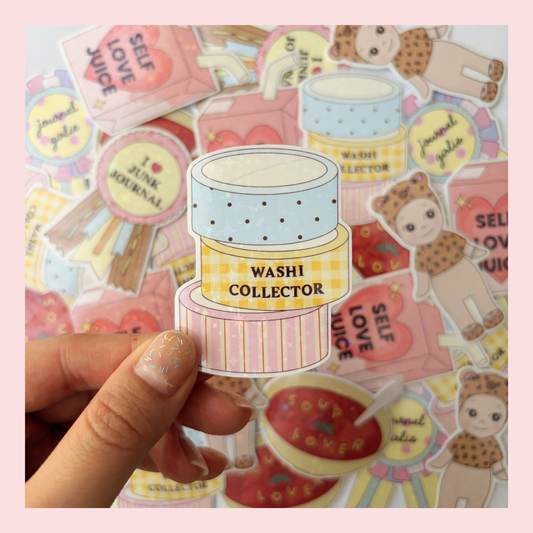 Washi collector sticker