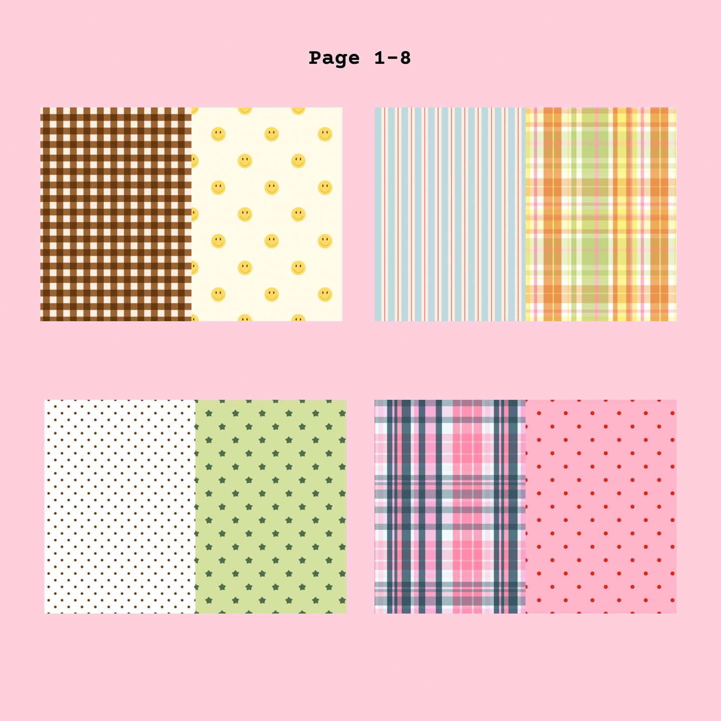 Scrapbook paper book Vol. 1