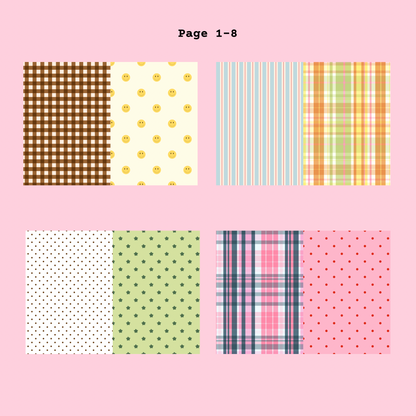 Scrapbook paper book Vol. 1