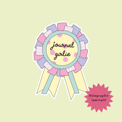 Journal girlie sticker
