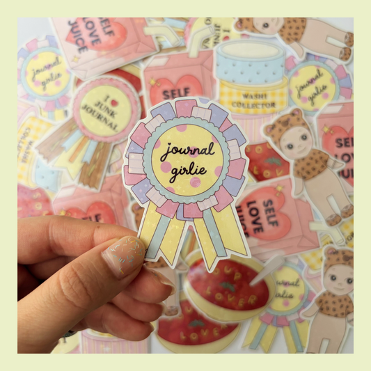 Journal girlie sticker