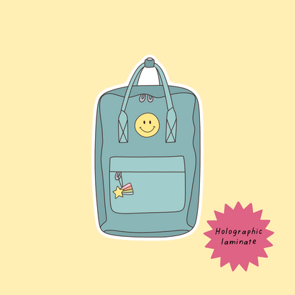 Backpack sticker