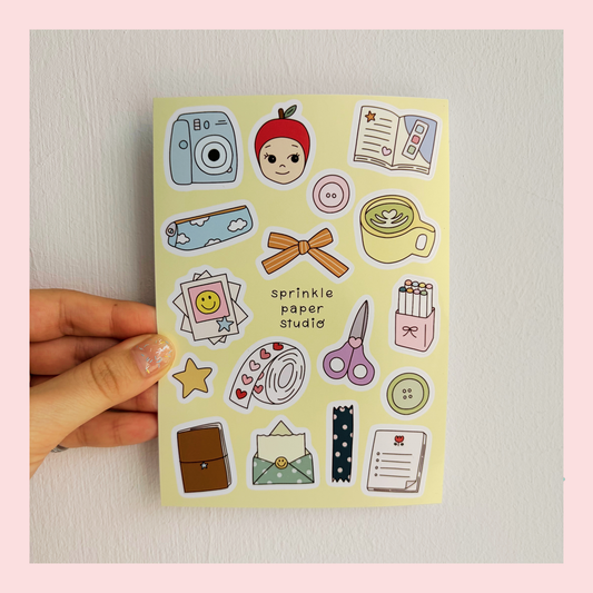 Get crafty sticker sheet