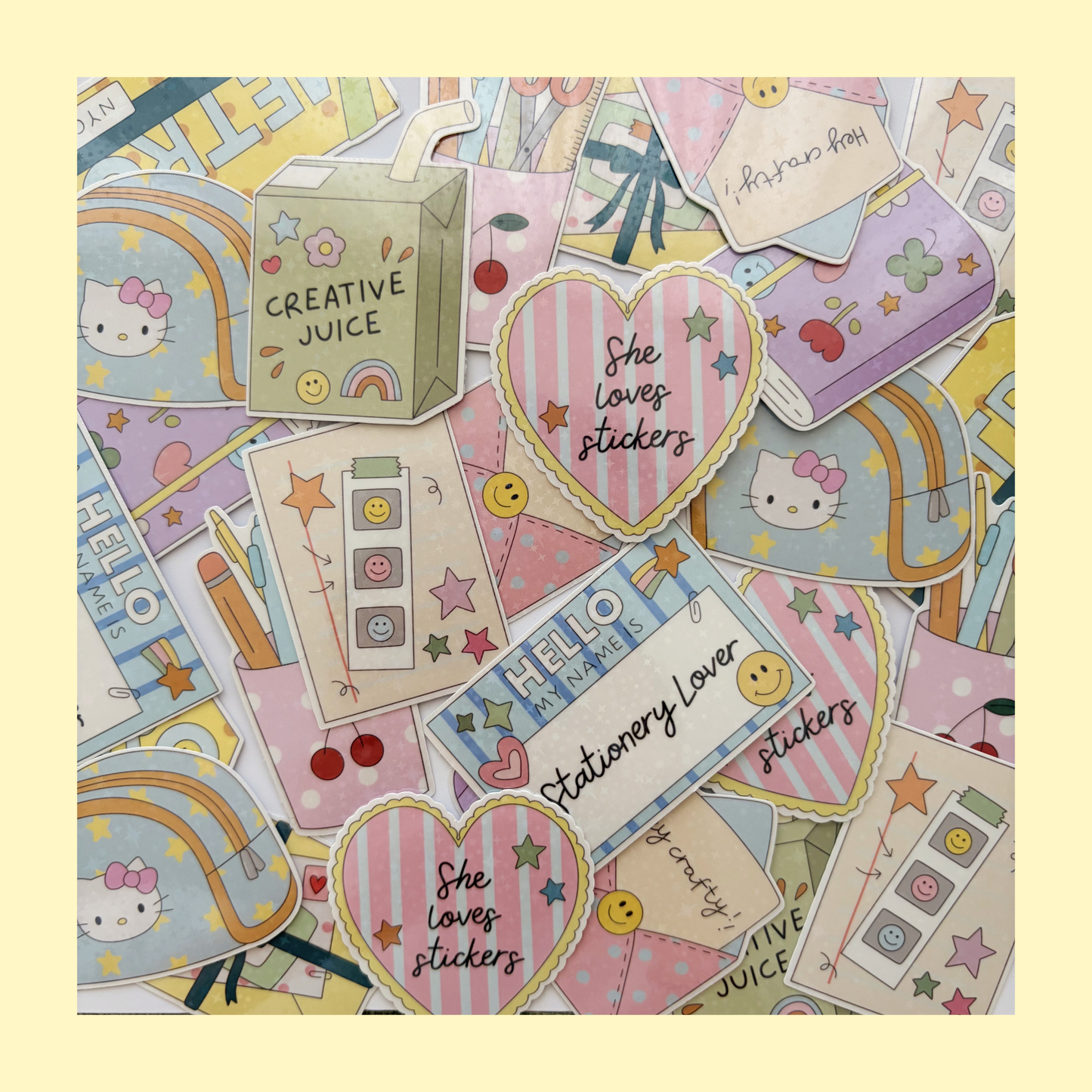 Journal book sticker