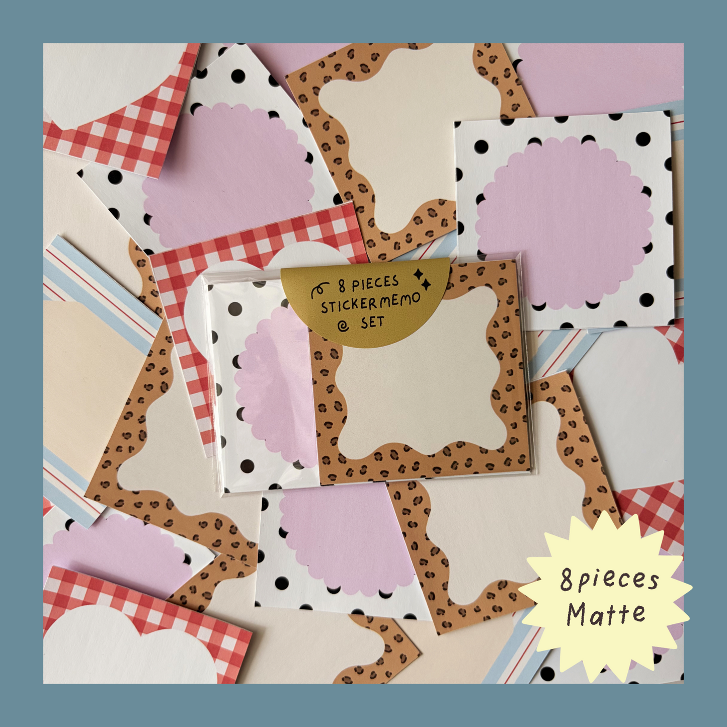 Sticker memo sheet set