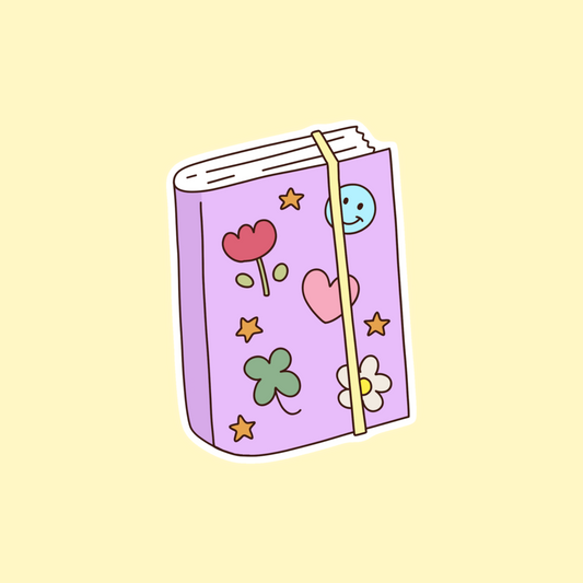 Journal book sticker