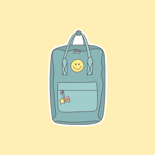 Backpack sticker
