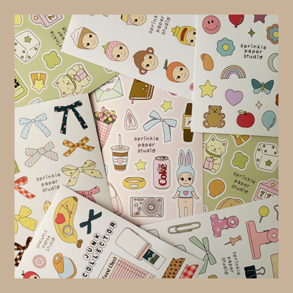 Baby angels sticker sheet