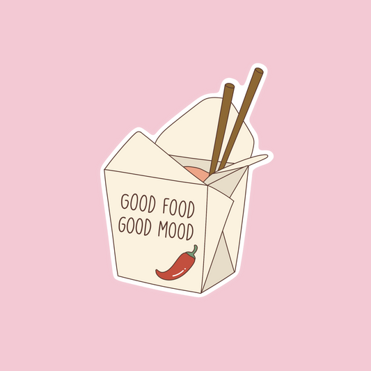Good food good mood sticker