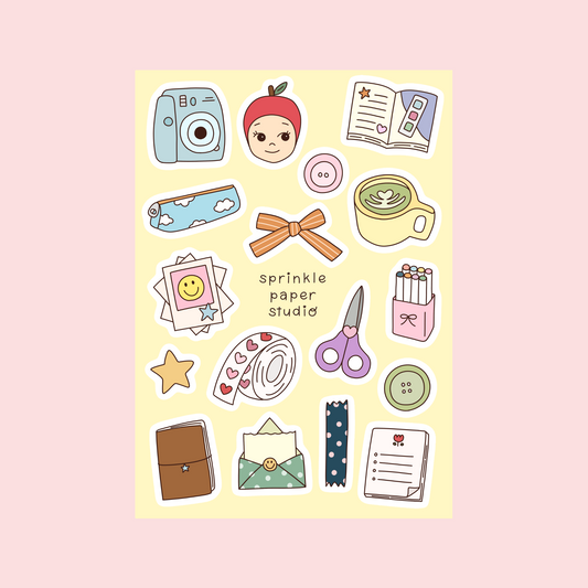 Get crafty sticker sheet