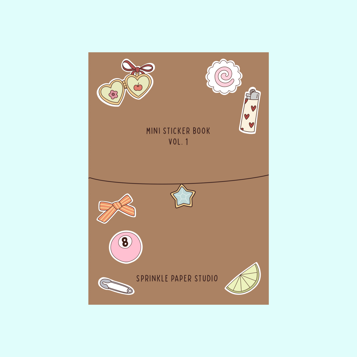 Mini sticker book