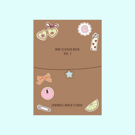 Mini sticker book