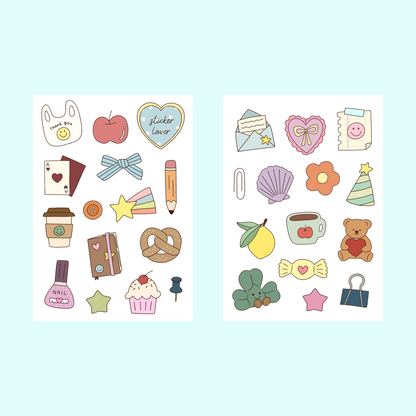 Mini sticker book