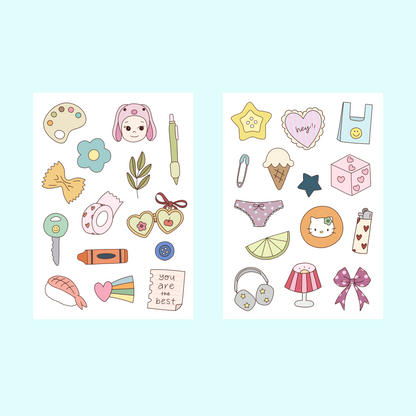 Mini sticker book