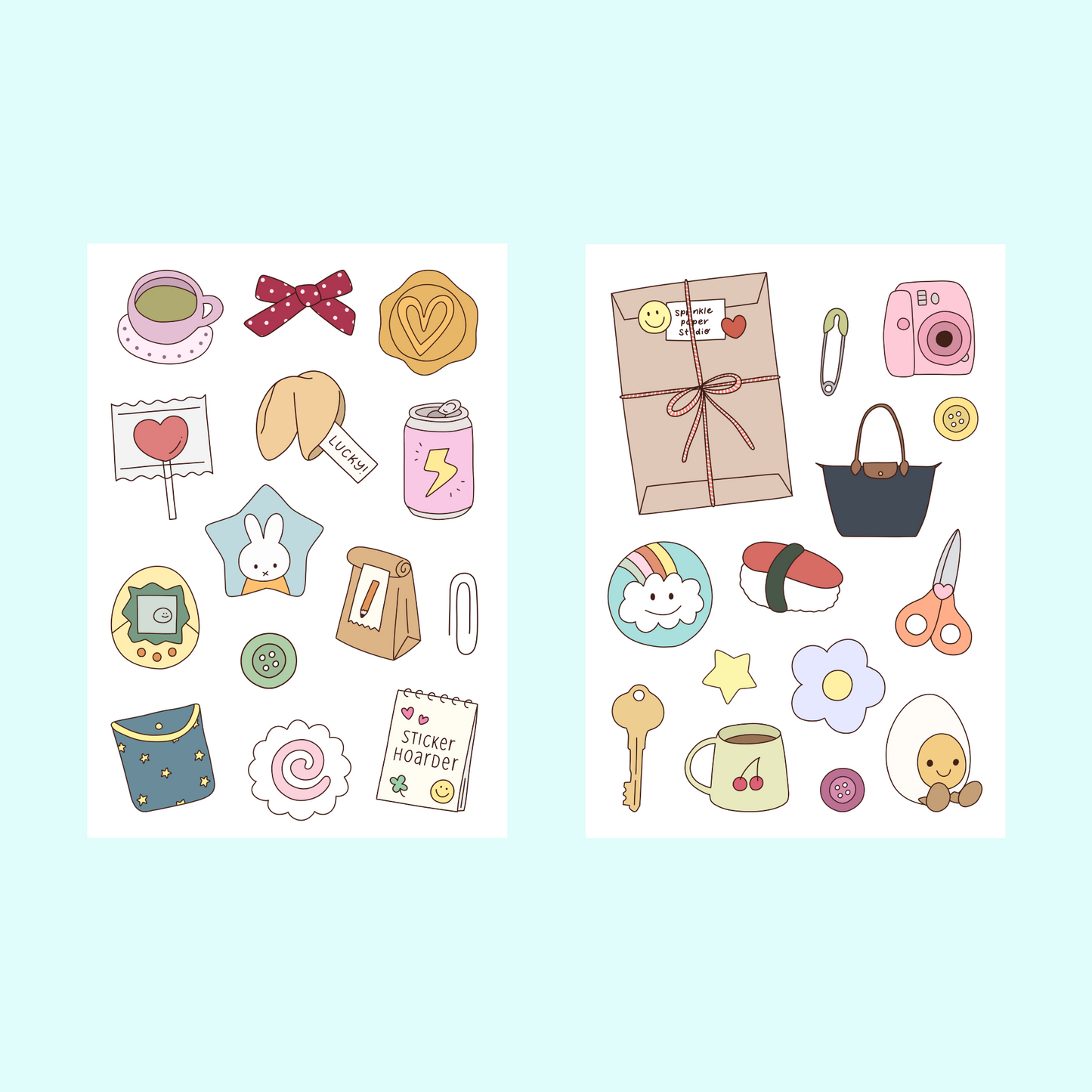 Mini sticker book
